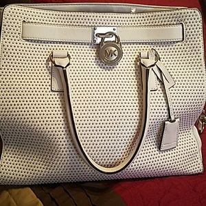 Mk  large Hamliton studded  handbag